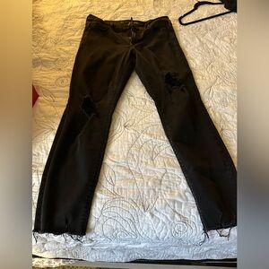 Old Navy Black Rockstar Super Skinny Jeans